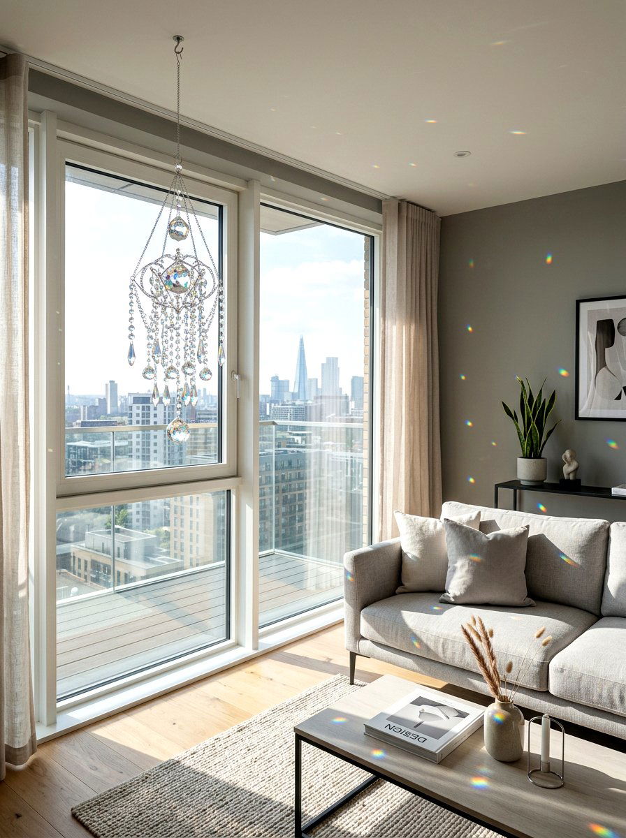 Hanging Prism Rainbow Maker - 25 Spring Sun Catcher Ideas