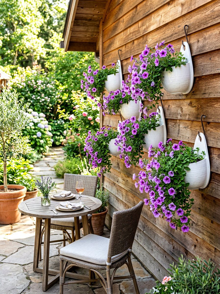 Hanging Wall Planter - 25 Spring Patio Wall Decor Ideas
