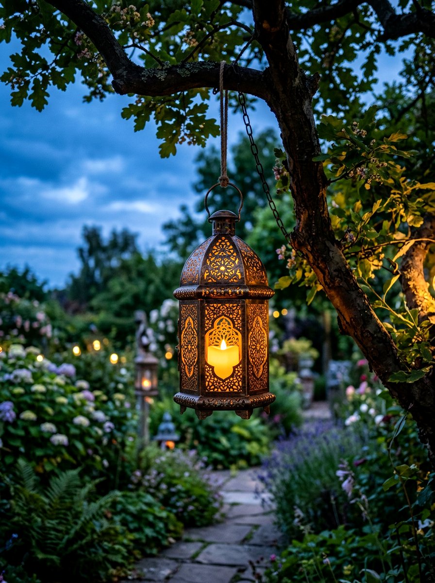 Hanging garden lantern - 25 Spring Cocktail Party Decor Ideas