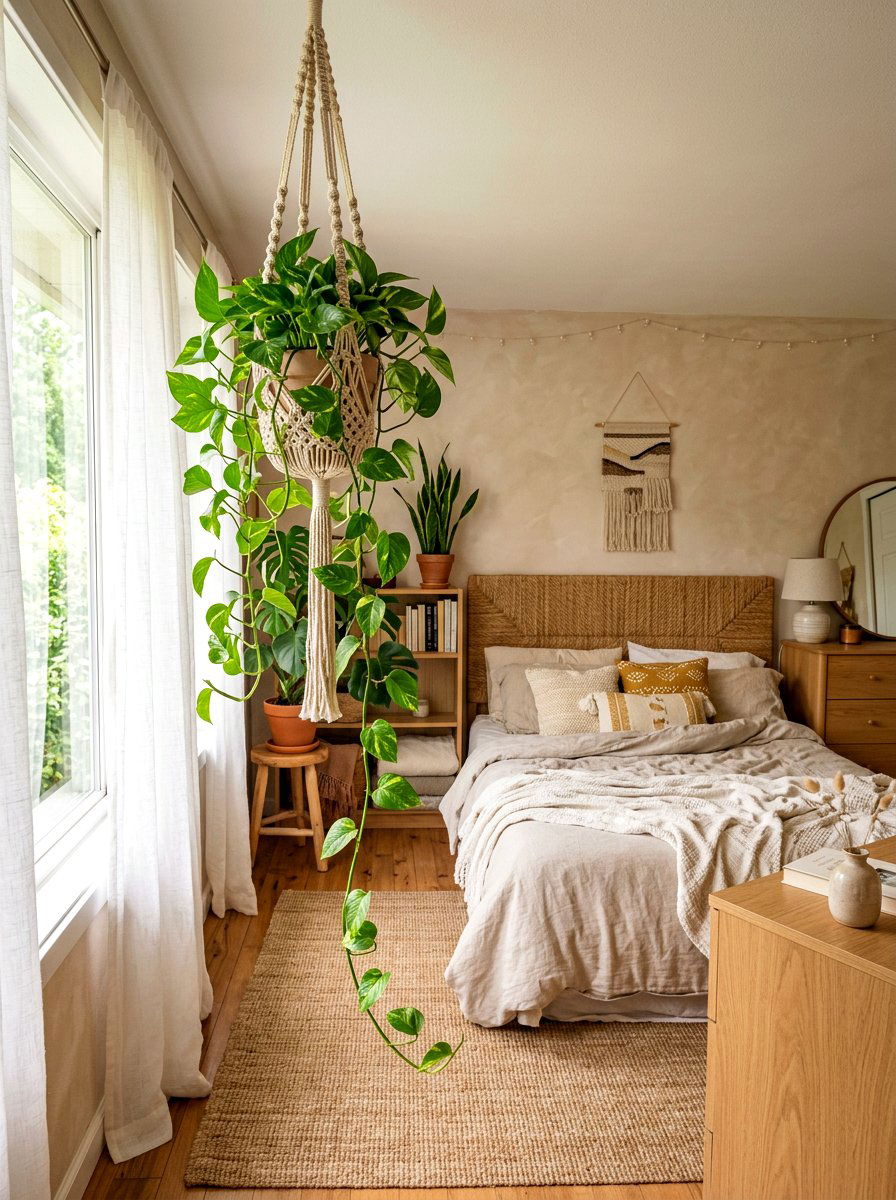 Hanging pothos vine - 25 Spring Indoor Plant Ideas