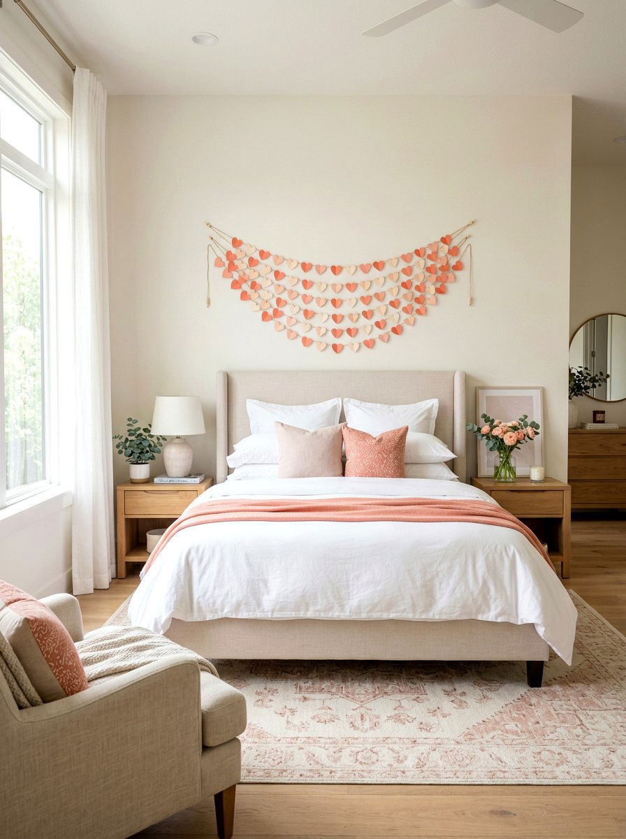 Heart Paper Garland - 25 Spring Paper Garland Ideas