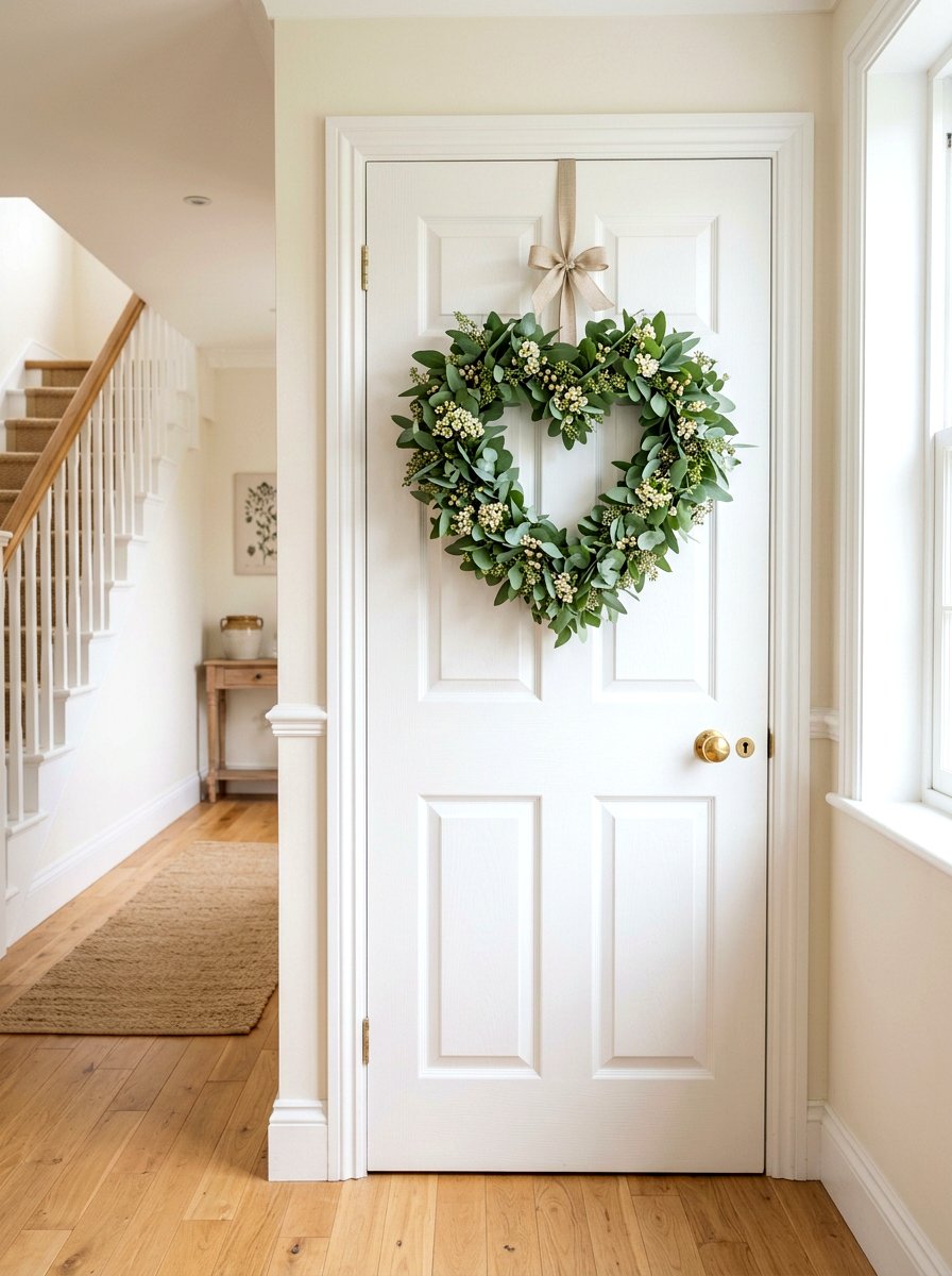 Heart Shaped Eucalyptus Wreath - 25 Spring Eucalyptus Wreath Ideas