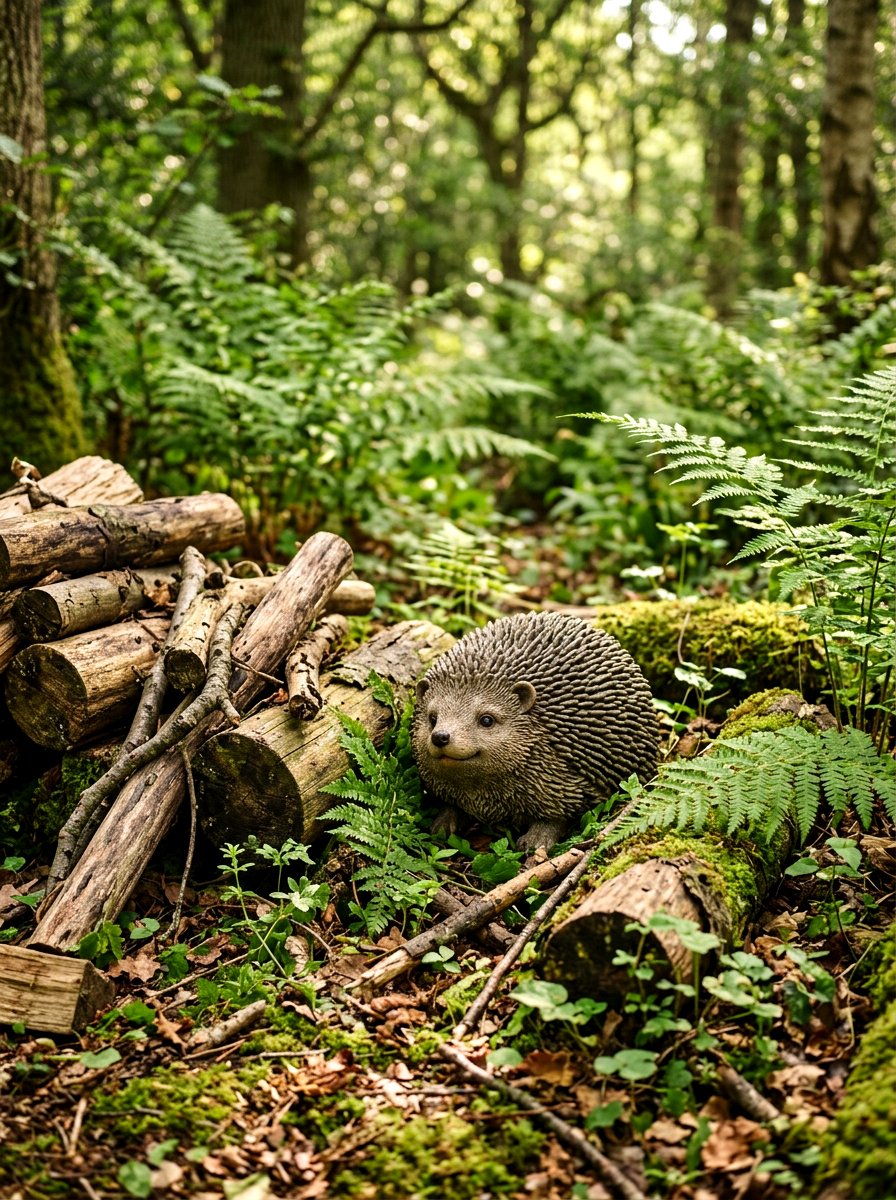 Hedgehog garden statue - 25 Spring Garden Statue Ideas