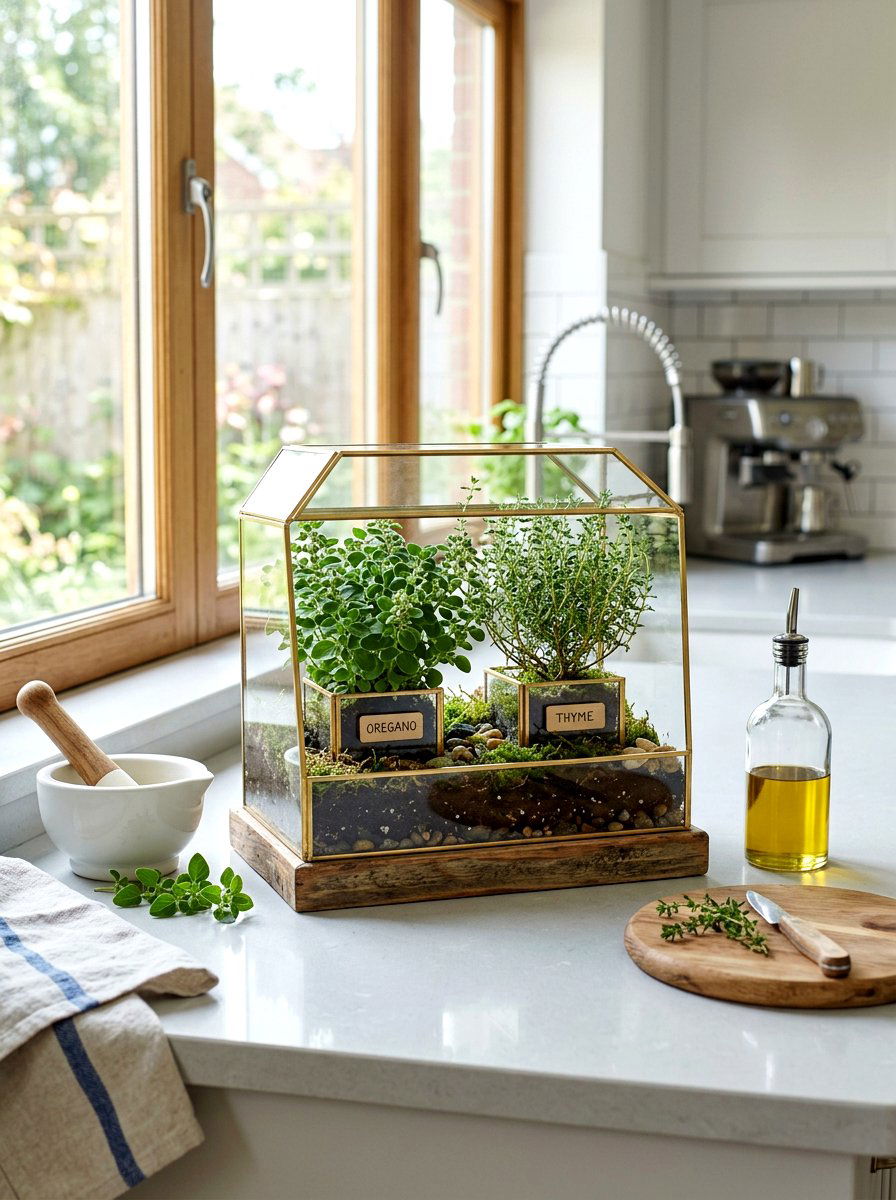 Herb Garden - 25 Spring Terrarium Ideas
