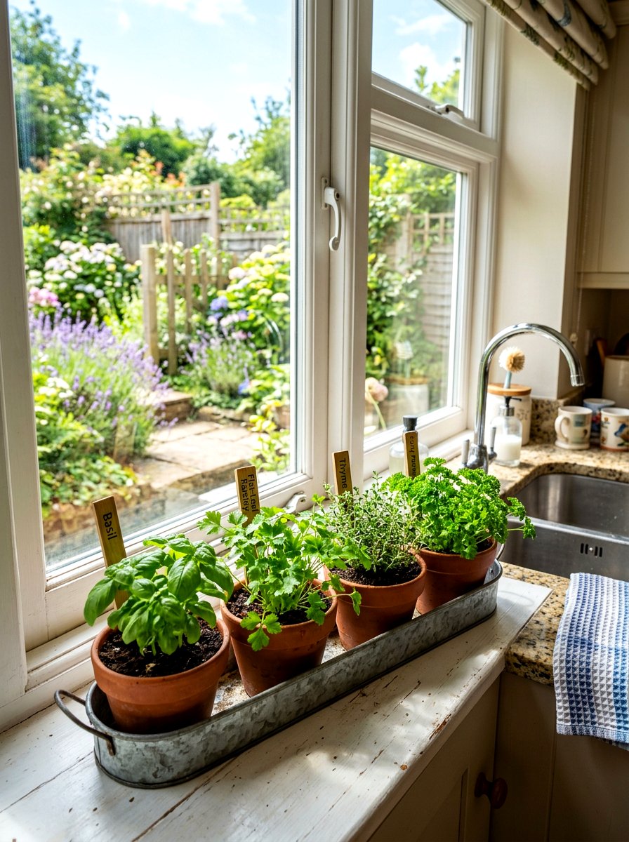 Herb Garden Kitchen Tray - 25 Spring Decorative Tray Ideas