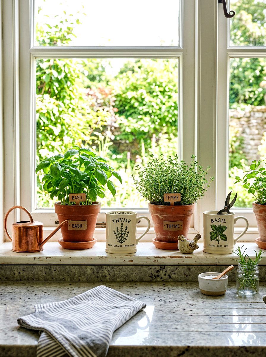 Herb Garden Mugs - 25 Spring Mug Ideas