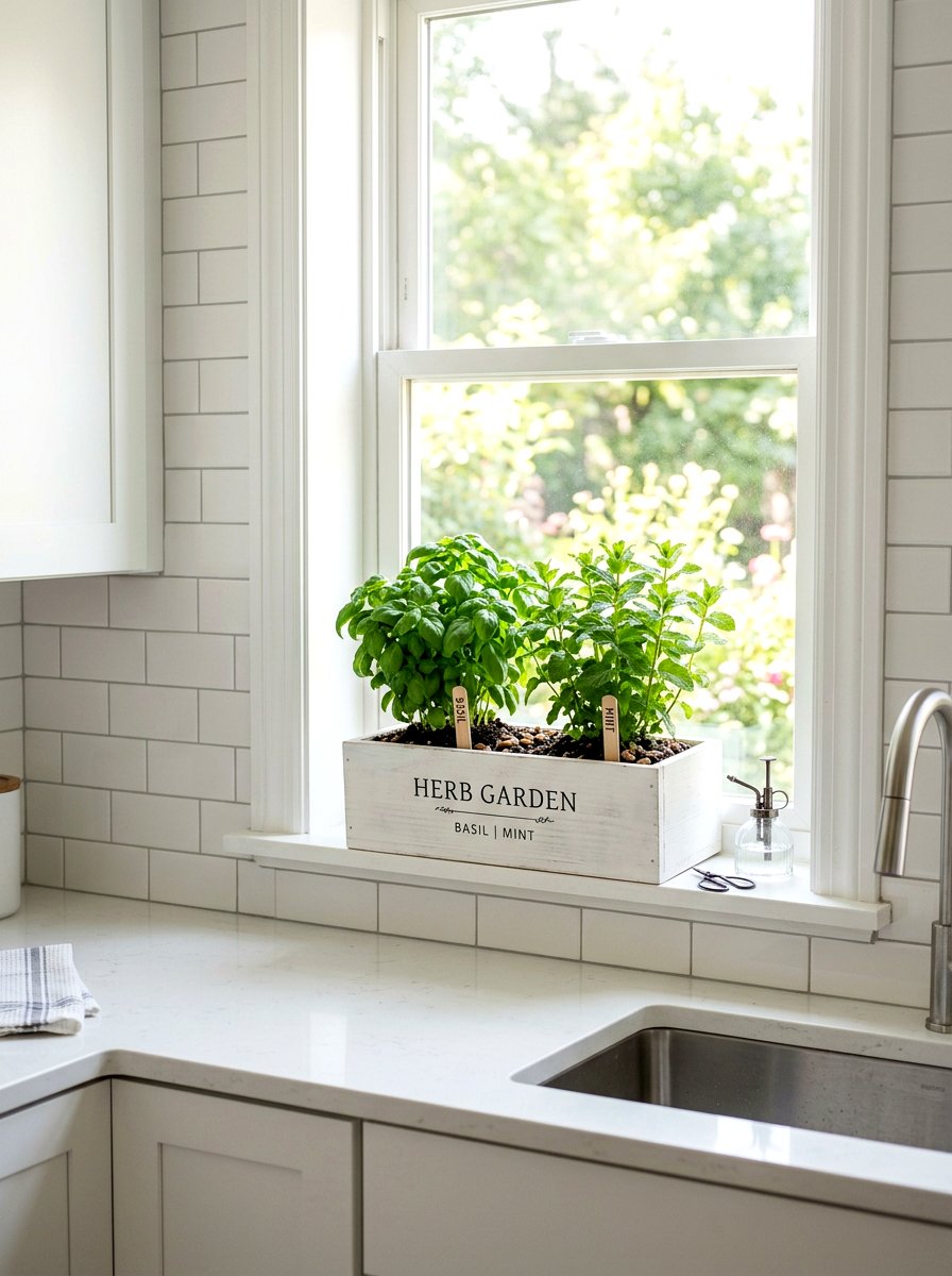 Herb Garden Planter - 25 Spring DIY Home Decor Ideas