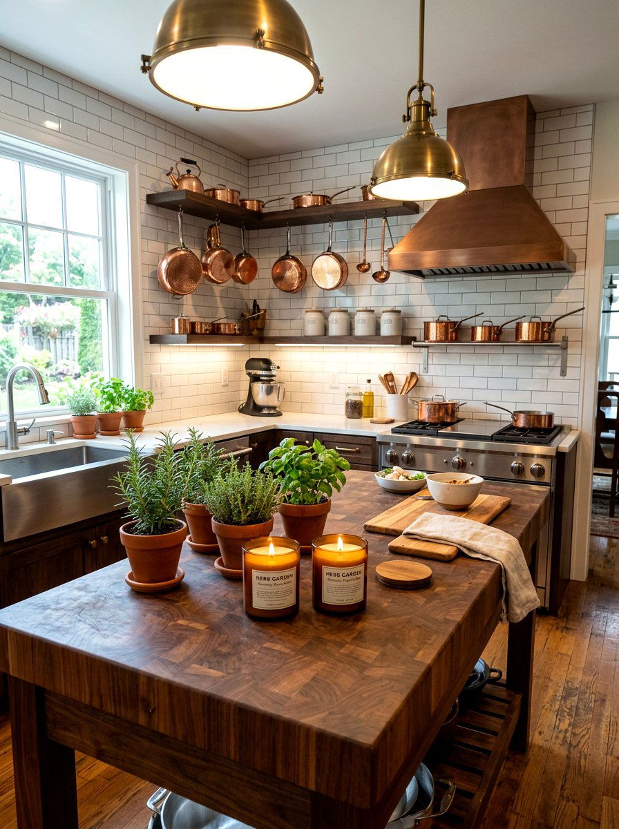 Herb Garden Scented Candles - 25 Spring Home Fragrance Ideas