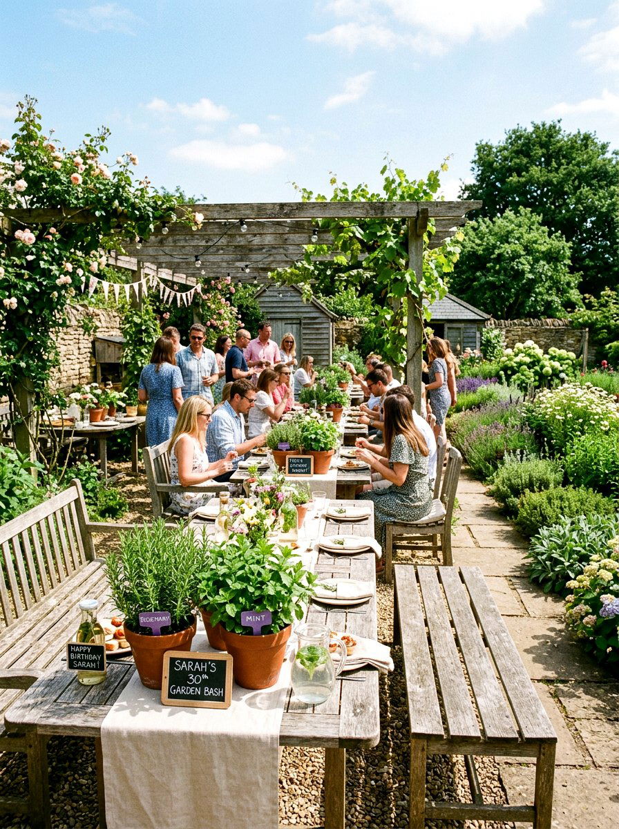 Herb garden party - 25 Spring Birthday Party Decor Ideas