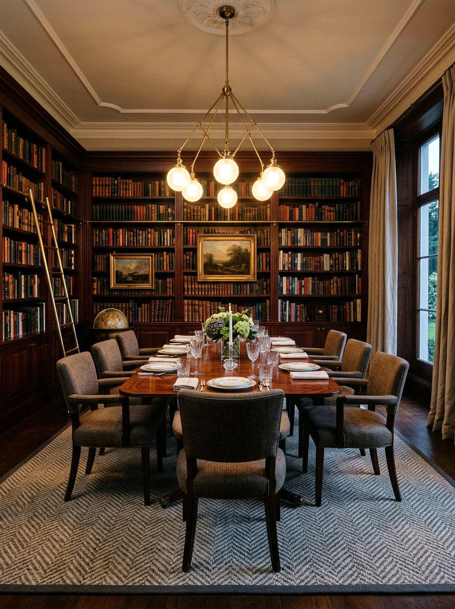 Herringbone Pattern Rug - 25 Spring Dining Room Rug Ideas