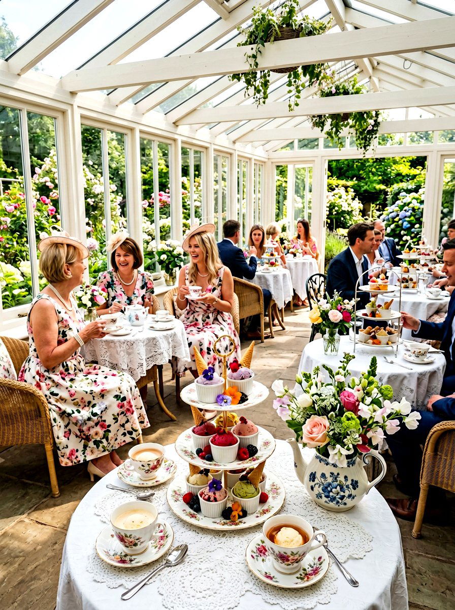 High Tea Ice Cream Fusion - 25 Spring Ice Cream Social Decor Ideas