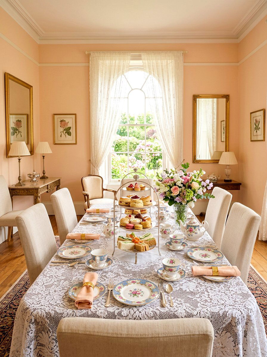 High Tea Table - 25 Spring Table Setting Ideas