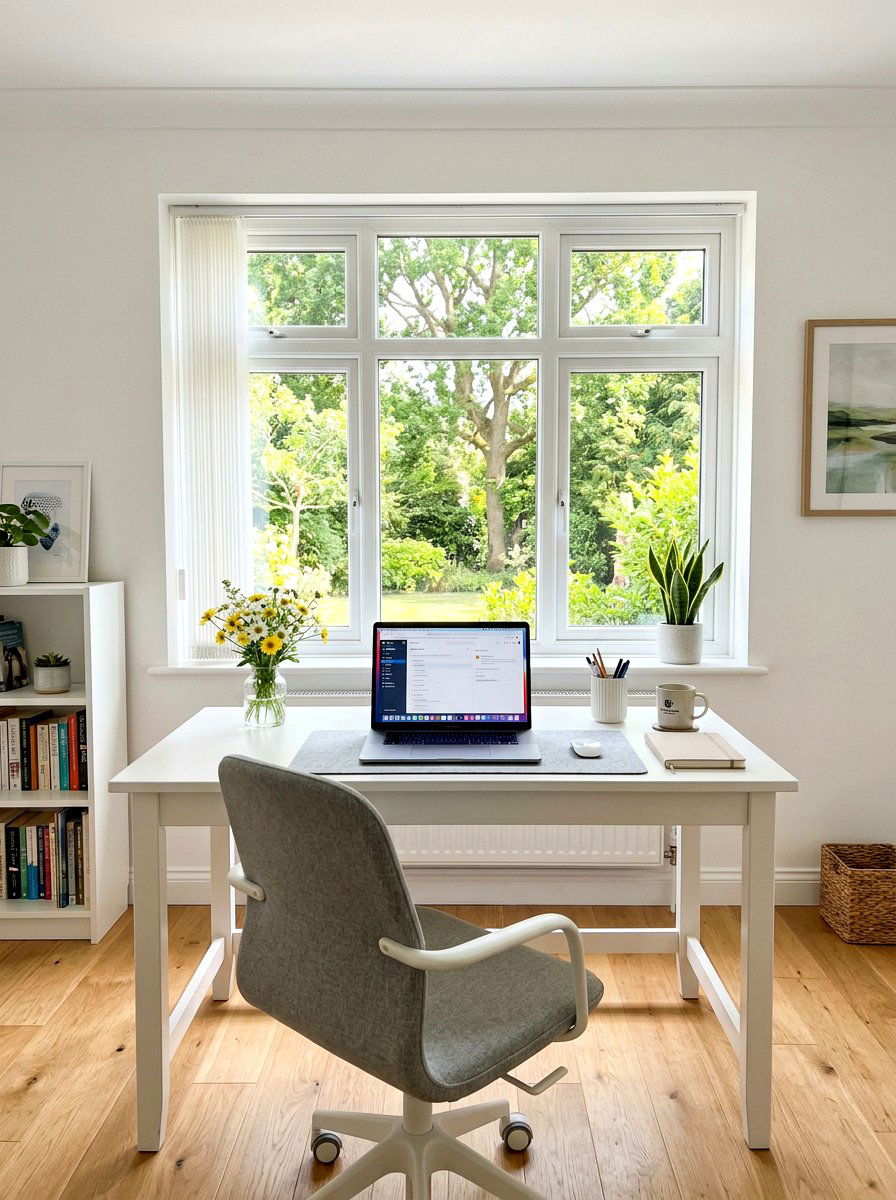 Home Office Desk Refresh - 25 Spring Open House Decor Ideas