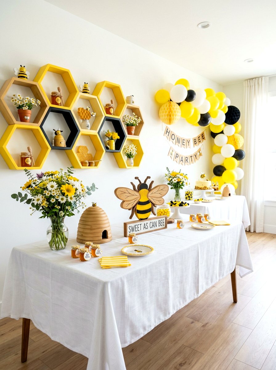 Honey Bee Party Decorations - 25 Spring Baby Shower Decor Ideas