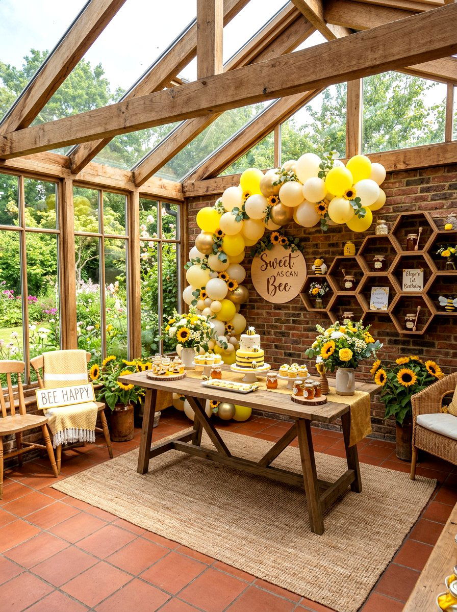 Honey Bee Theme - 25 Spring Gender Reveal Decor Ideas