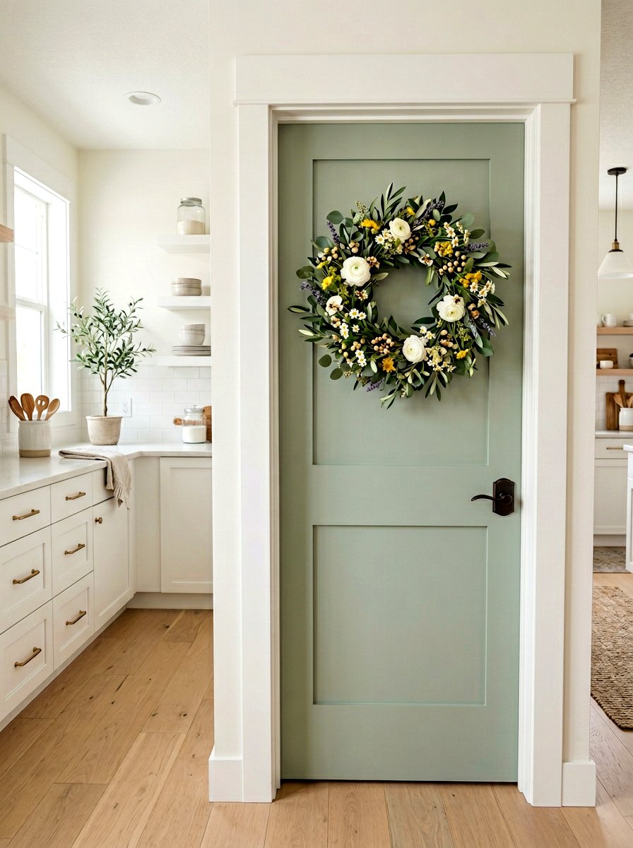 Honeybee Door Wreath - 25 Spring Bee Decor Ideas for Kitchen