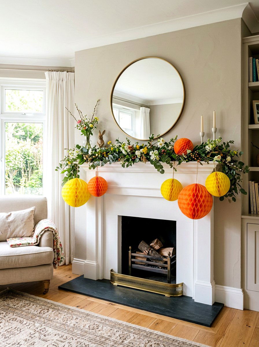 Honeycomb Paper Lantern - 25 Spring Paper Lantern Ideas