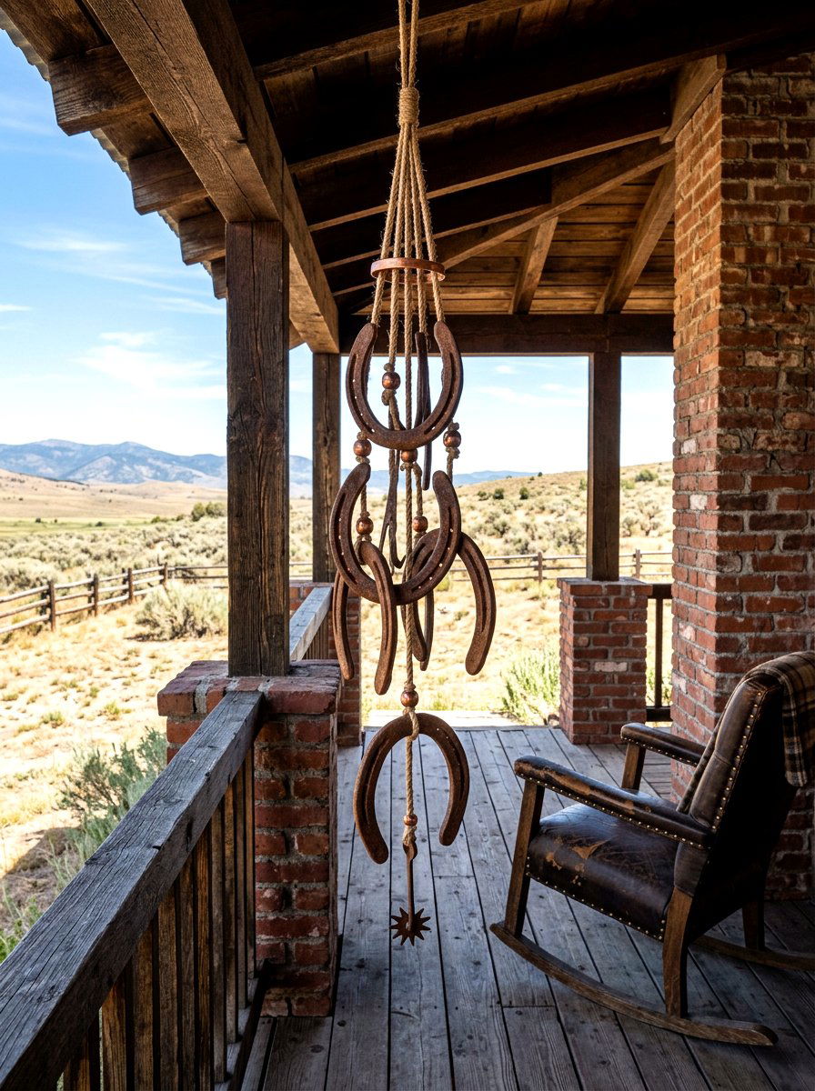 Horseshoe wind chime - 25 Spring Wind Chime Ideas