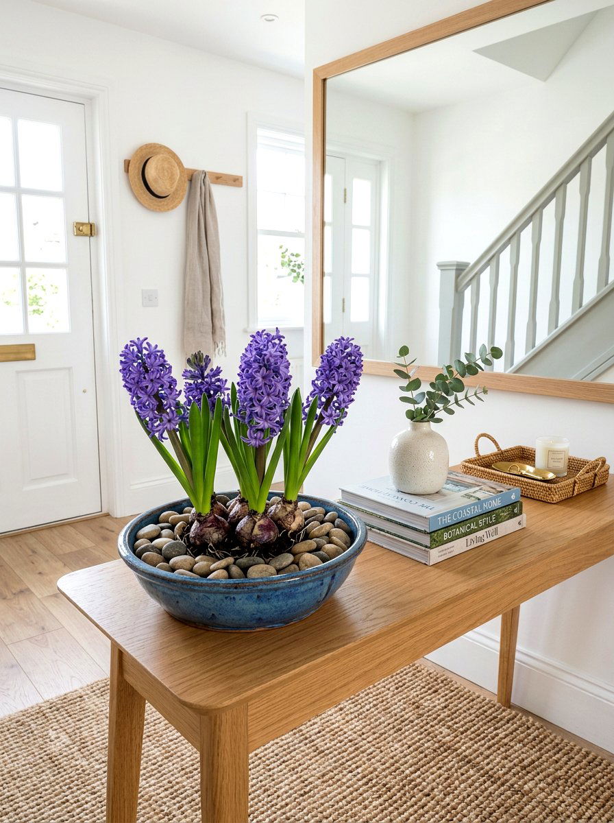 Hyacinth Bulb Bowl - 25 Spring Flower Bowl Ideas