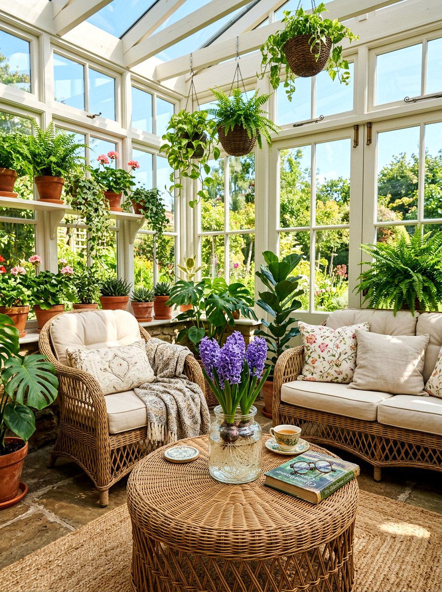 Hyacinth Bulb Jar - 25 Spring Coffee Table Decor Ideas