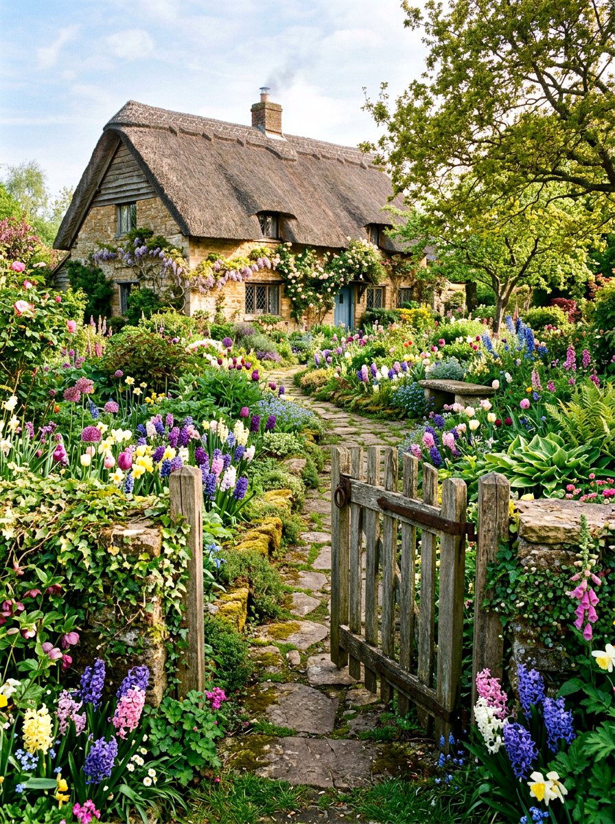 Hyacinth Cottage Garden - 25 Spring Hyacinth Garden Ideas
