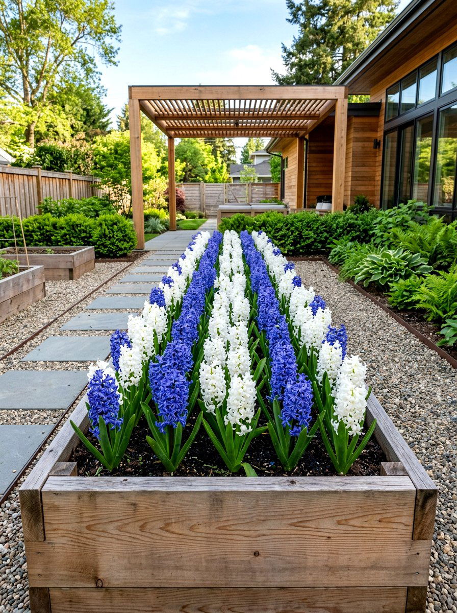 Hyacinth In Raised Bed - 25 Spring Hyacinth Garden Ideas