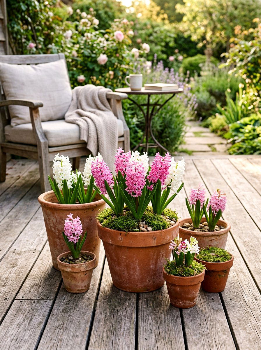 Hyacinth In Terracotta Pot - 25 Spring Hyacinth Garden Ideas