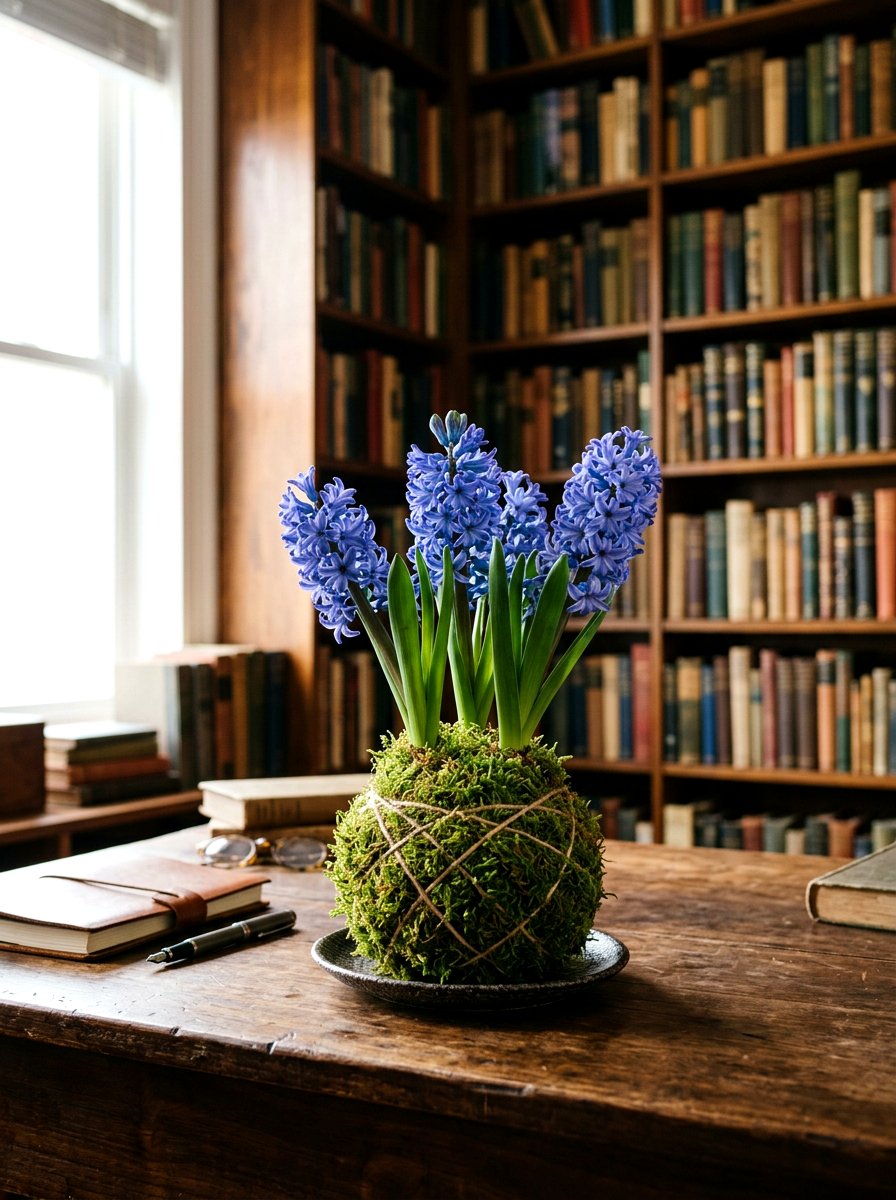 Hyacinth Moss Ball - 25 Spring Moss Ball Ideas