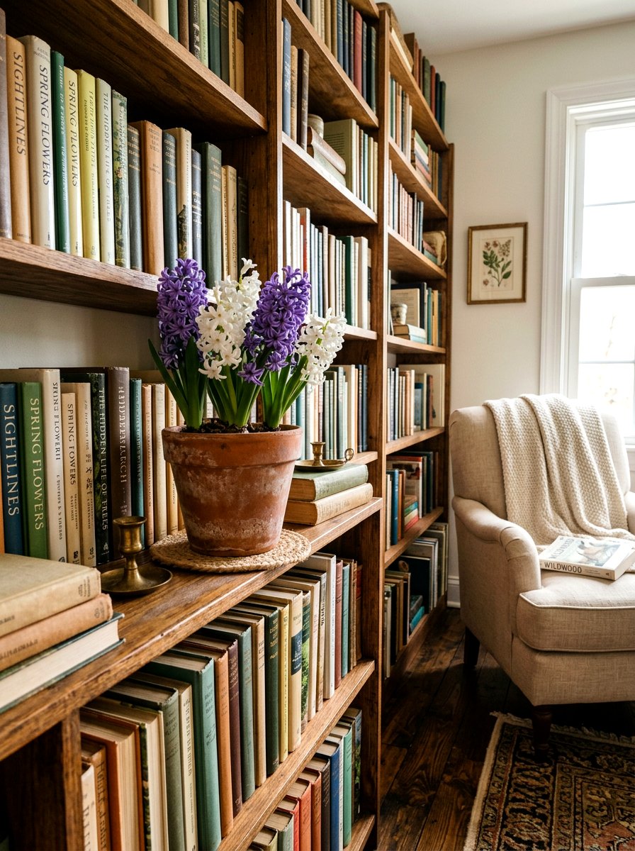 Hyacinth Pot Decoration - 25 Spring Flower Bouquet Ideas