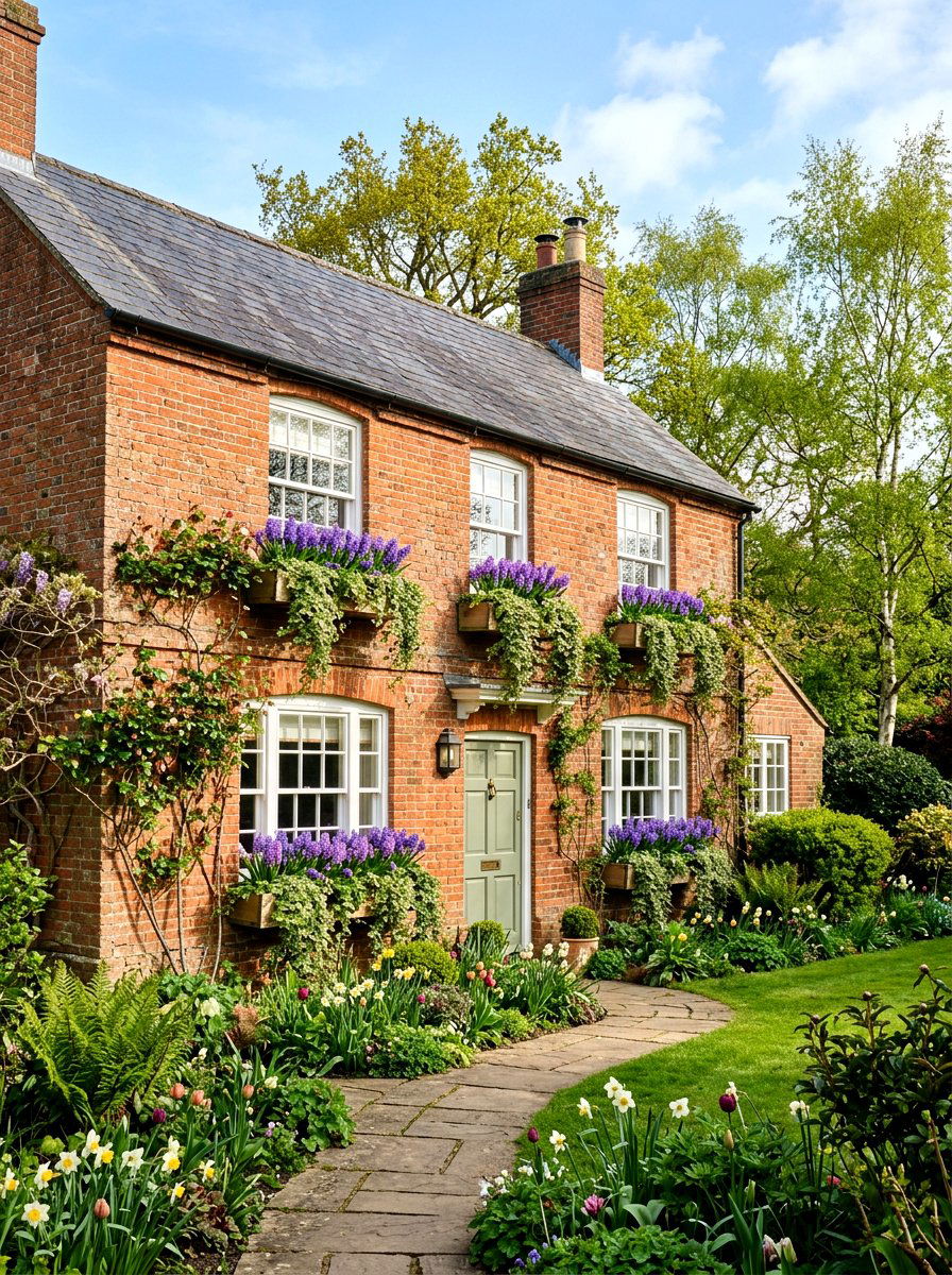 Hyacinth Window Box Arrangement - 25 Spring Hyacinth Arrangement Ideas