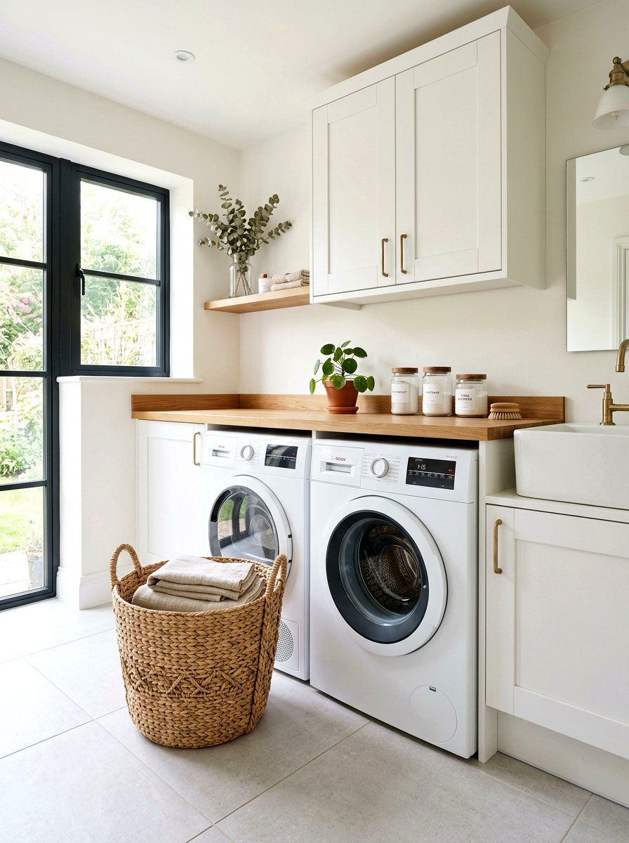 Hyacinth laundry basket - 25 Spring Woven Basket Decor Ideas