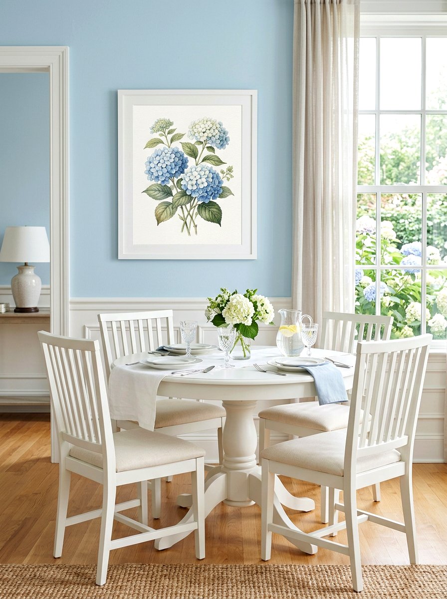 Hydrangea Botanical Frame - 25 Spring Framed Art Ideas