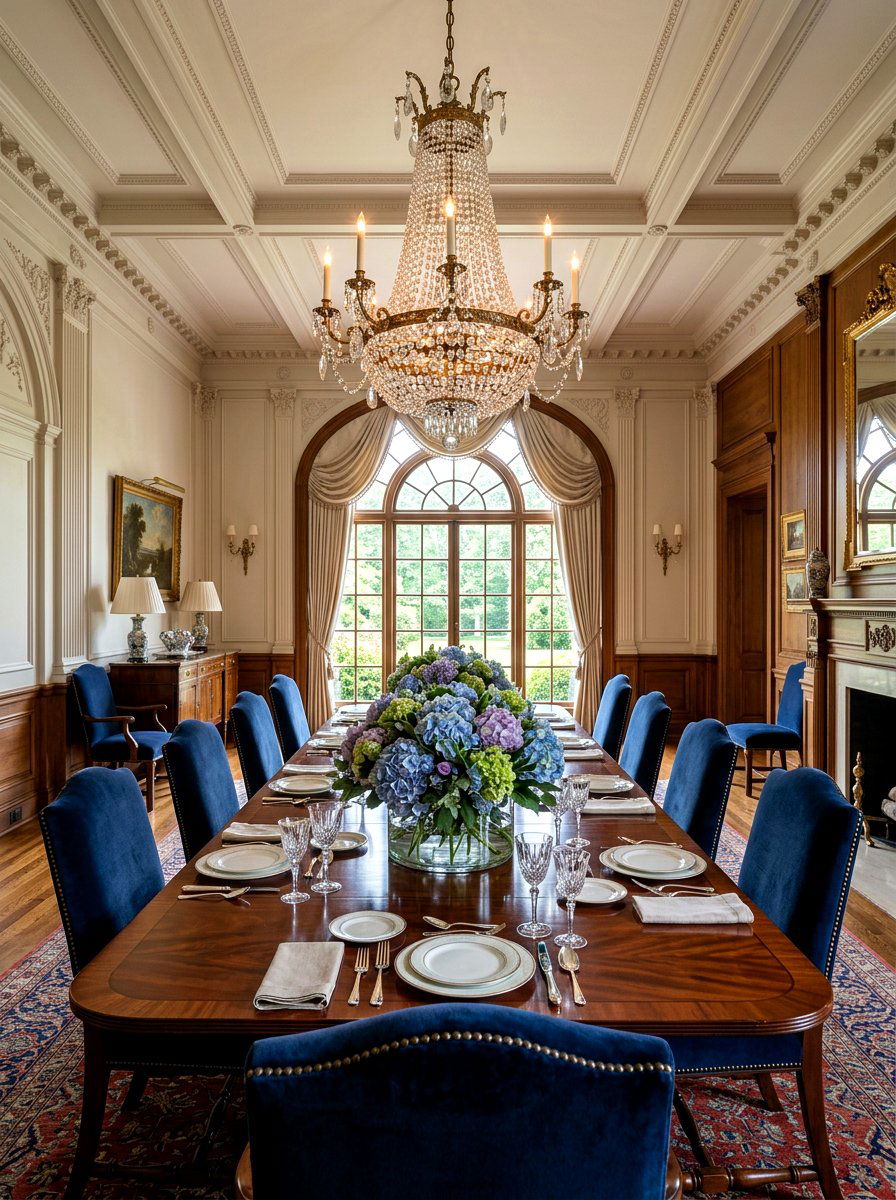 Hydrangea Low Bowl - 25 Spring Flower Bowl Ideas