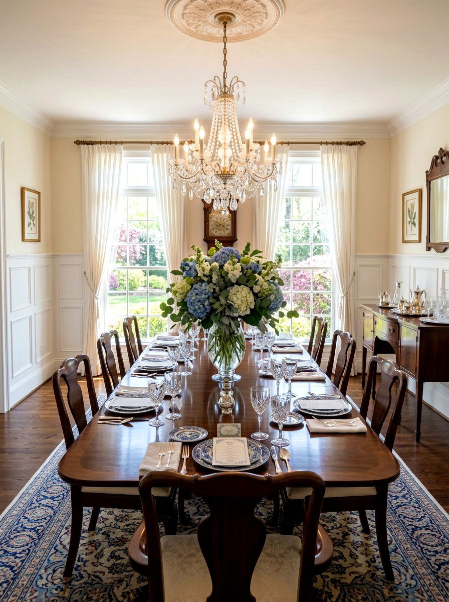 Hydrangea floral arrangement - 25 Spring Southern Decor Ideas