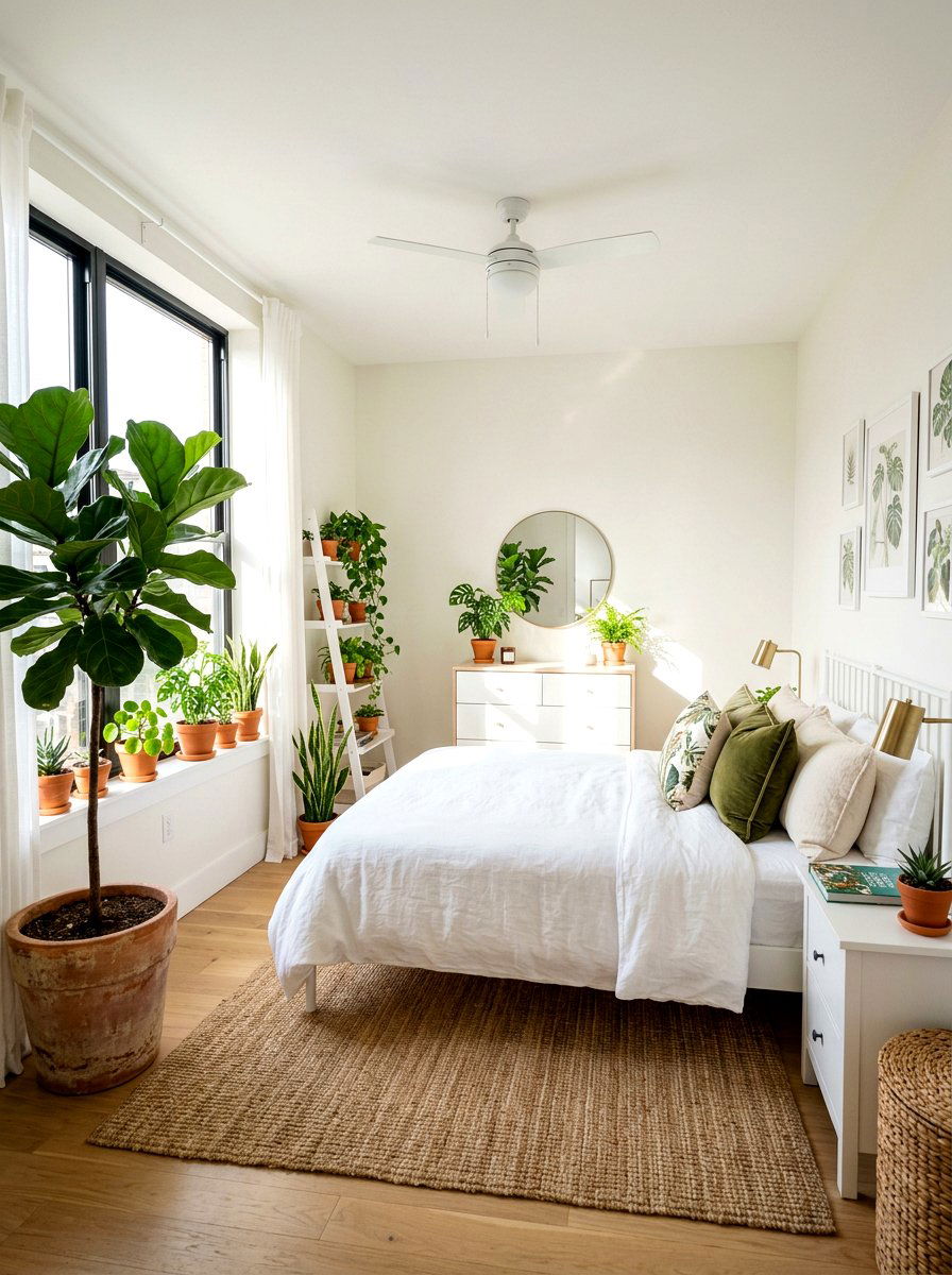 Indoor Bedroom Plants - 25 Spring Bedroom Refresh Ideas