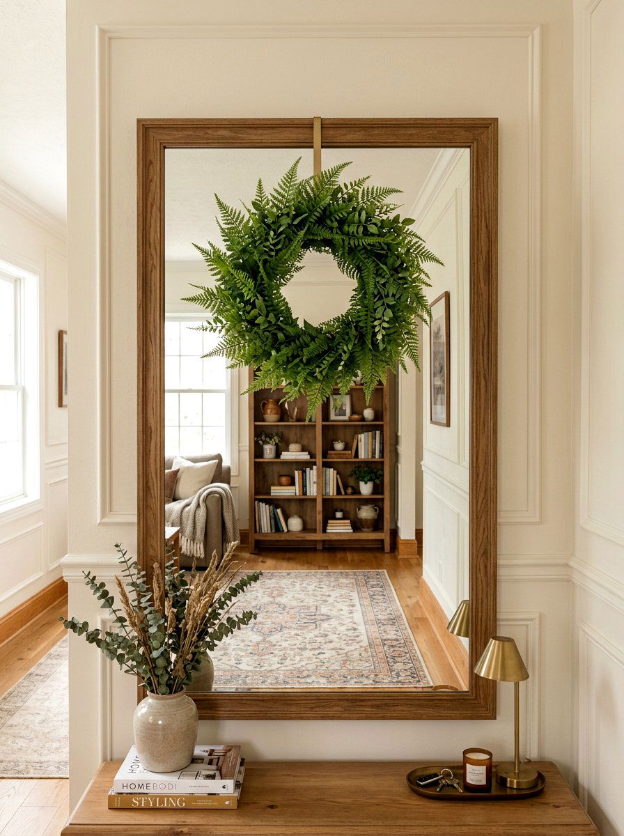 Indoor Fern Wreath - 25 Spring Fern Wreath Ideas