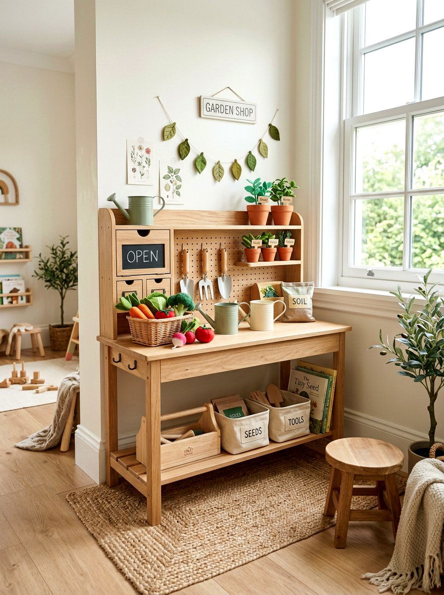 Indoor Garden Play Set - 25 Spring Playroom Decor Ideas