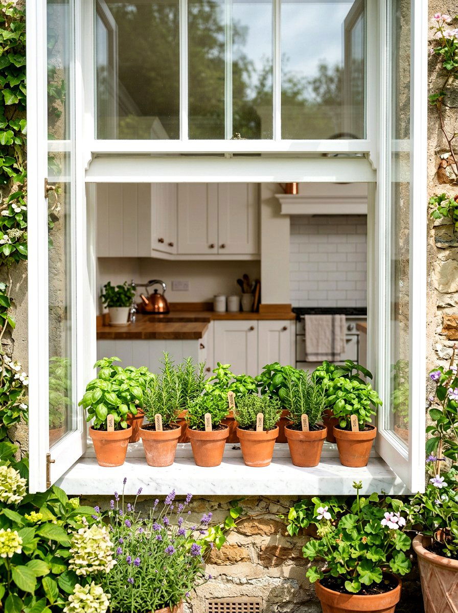 Indoor Herb Garden - 25 Spring Modern Decor Ideas