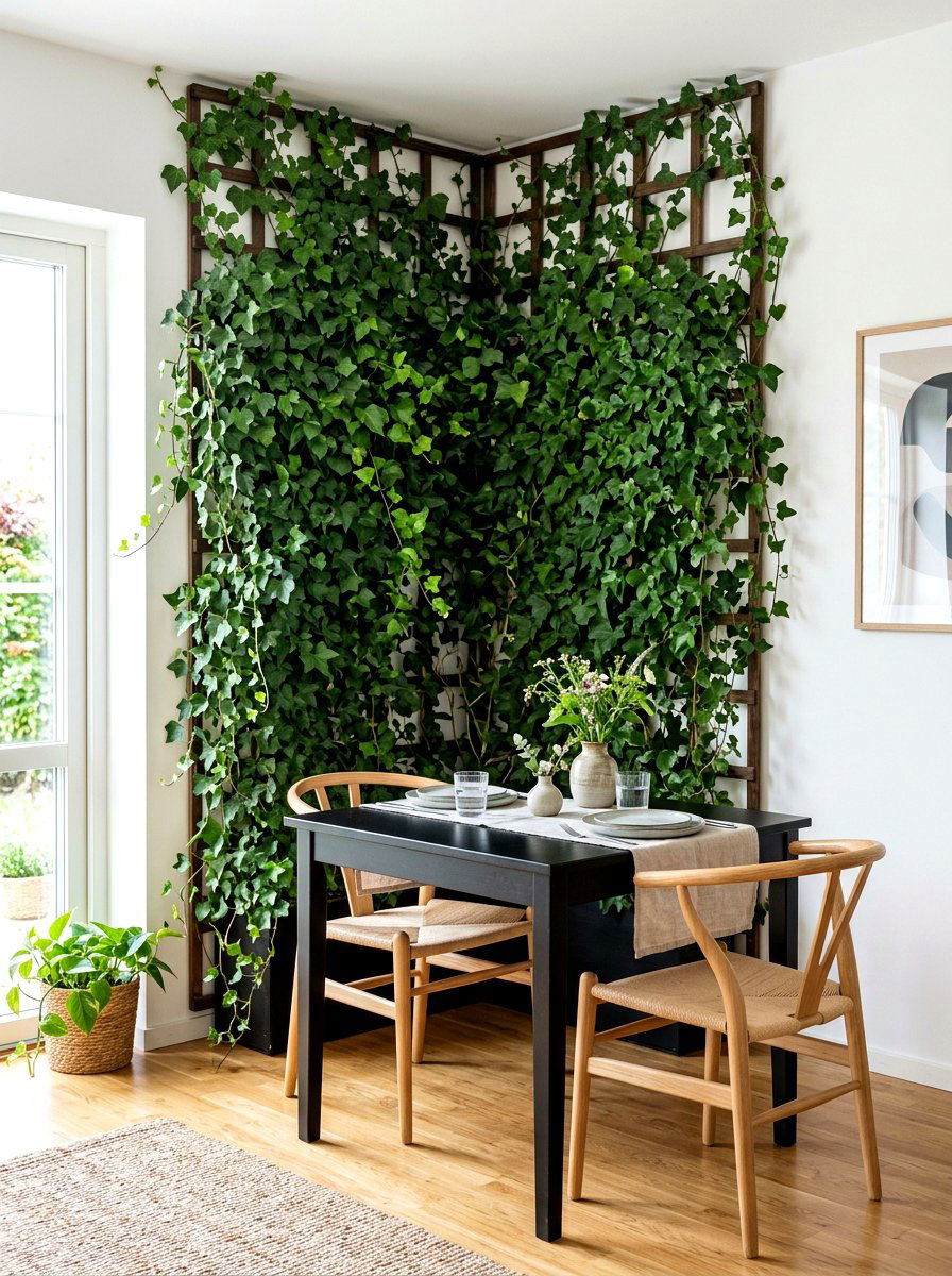 Indoor Ivy Lattice Wall - 25 Spring Lattice Wall Decor Ideas