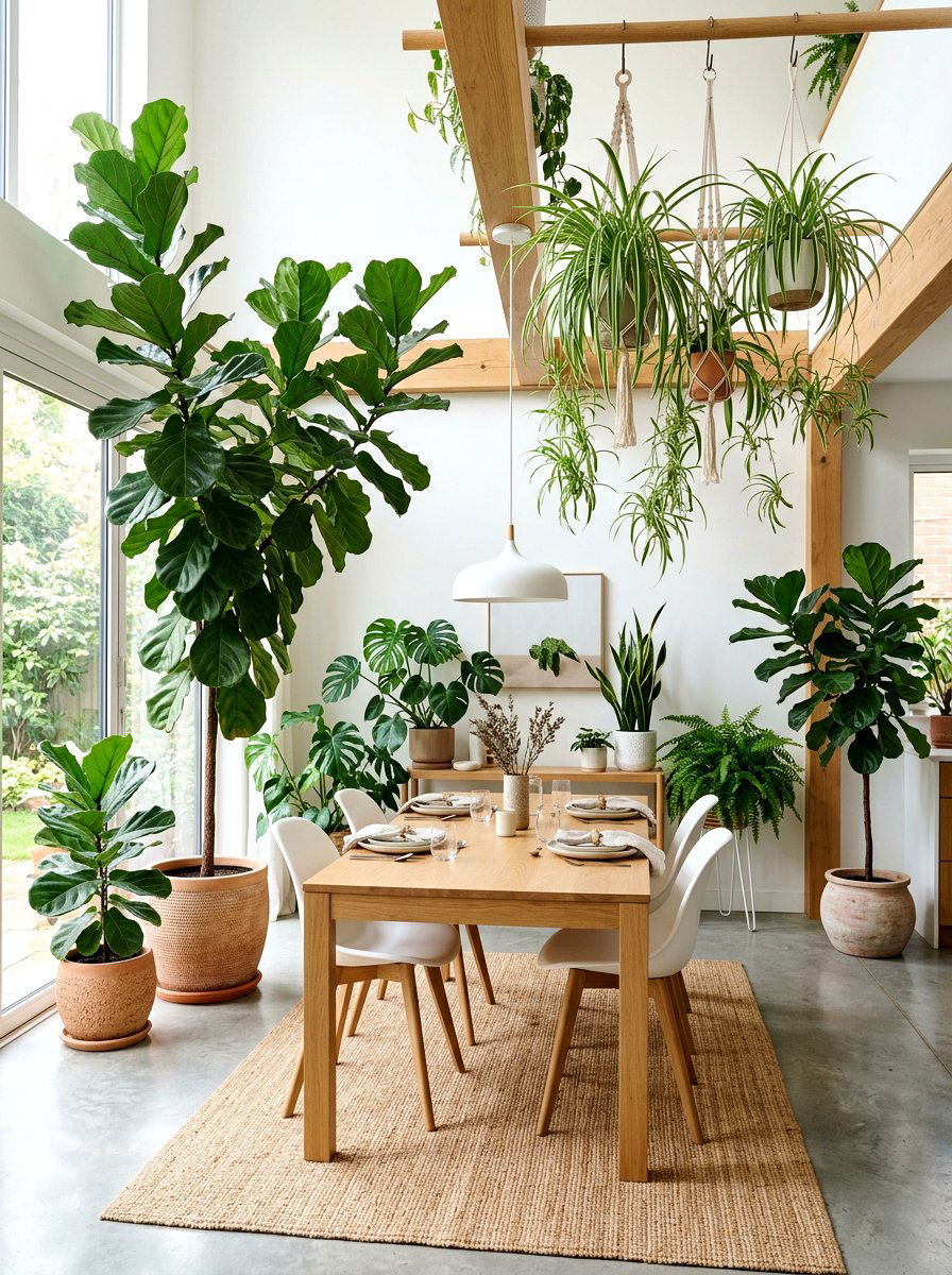 Indoor Plant Decor - 25 Spring Sunday Brunch Ideas