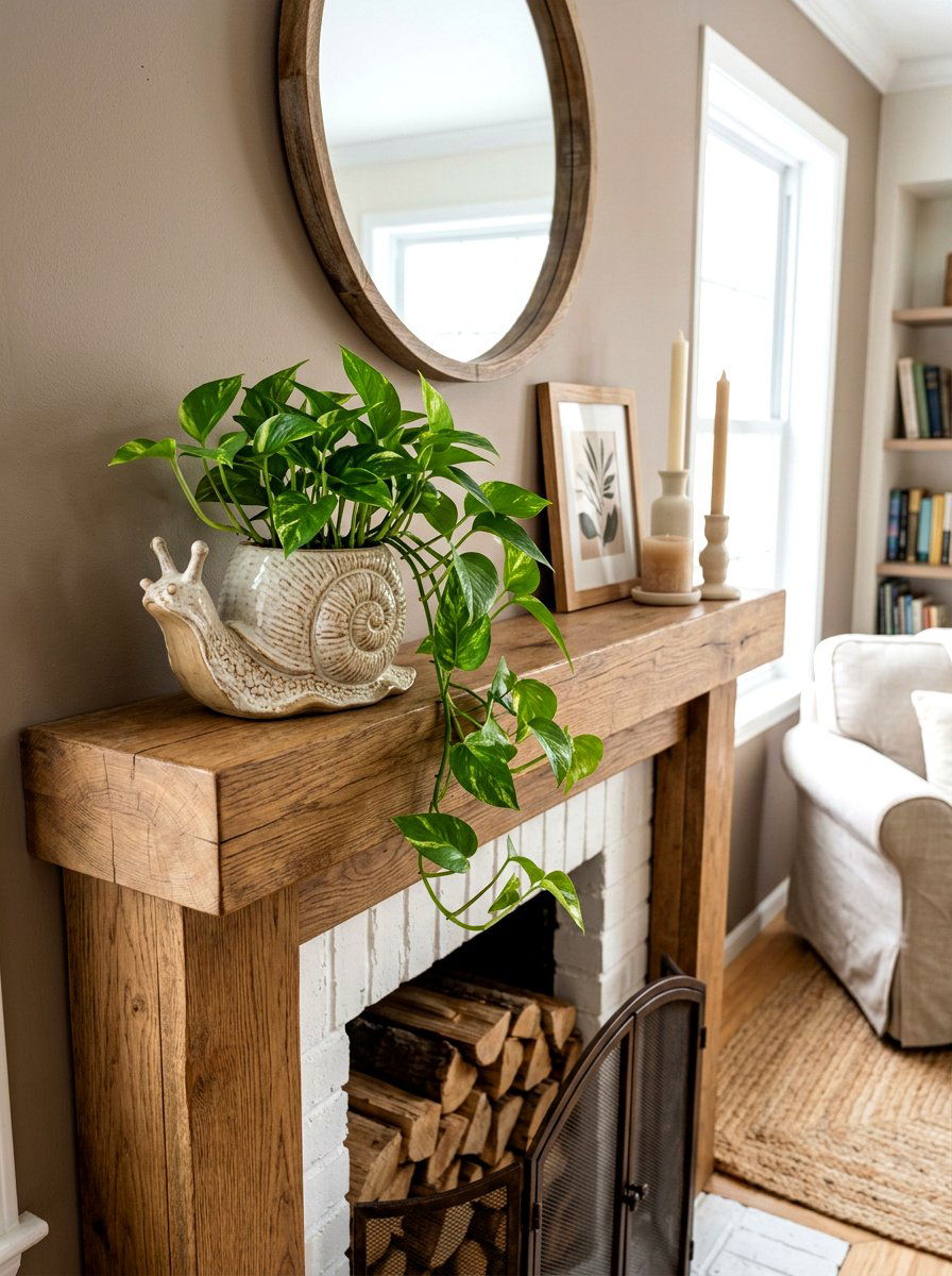 Indoor Snail Planter - 25 Spring Snail Planter Ideas