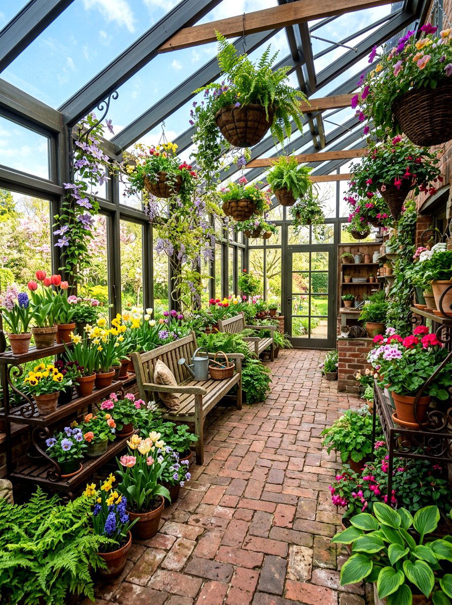 Indoor Sunroom Garden Style - 25 Spring Sunroom Decor Ideas