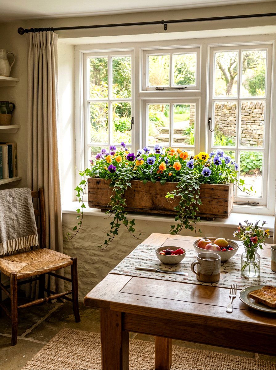 Indoor Window Box - 25 Spring Indoor Garden Ideas