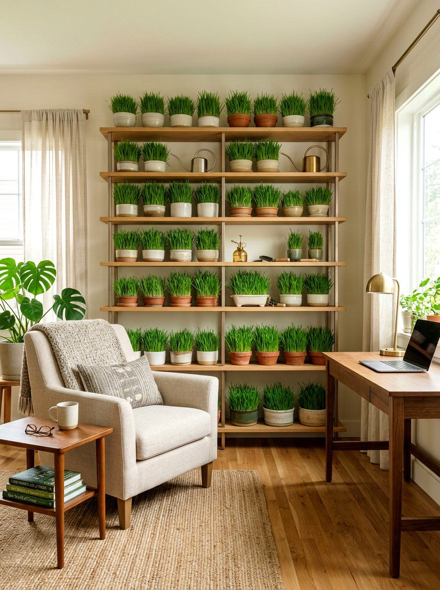 25 Fresh Spring Wheat Grass Decor Ideas for Your Home