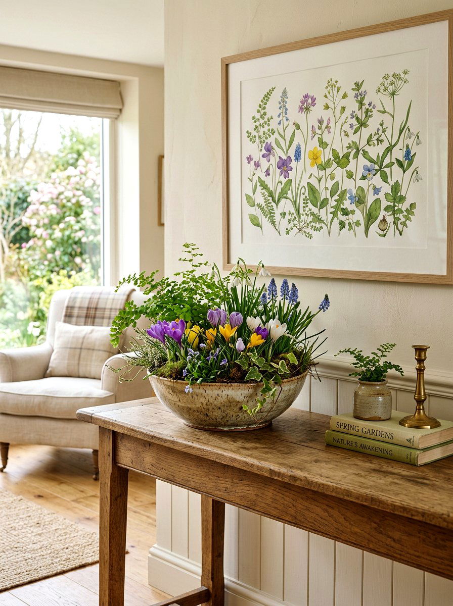 Indoor spring flower bowl - 25 Spring Crocus Bowl Ideas