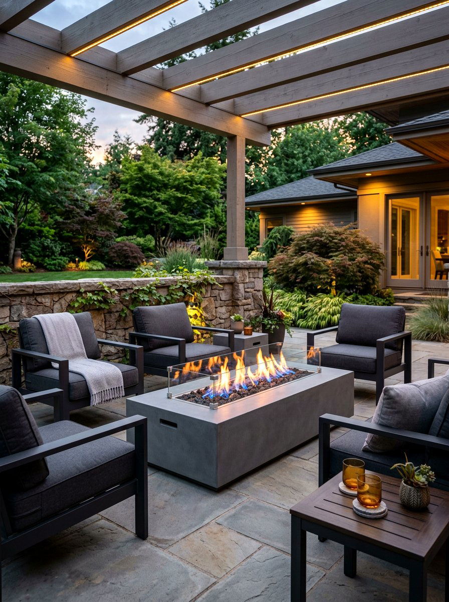 Industrial Courtyard - 25 Spring Courtyard Decor Ideas