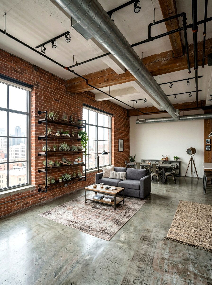 Industrial Pipe Shelf - 25 Spring Air Plant Display Ideas