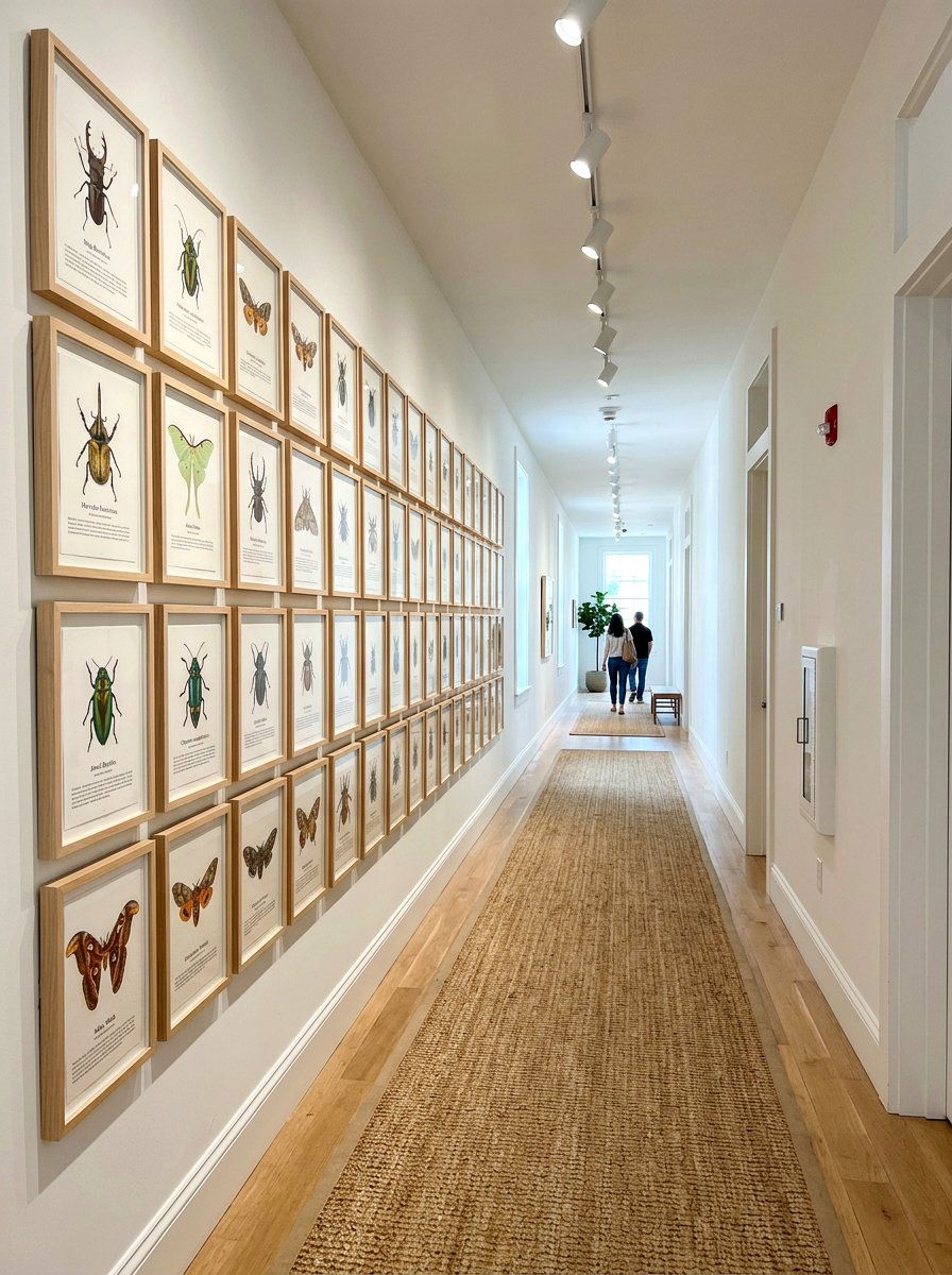 Insect Illustration Gallery Wall - 25 Spring Insect Decor Ideas