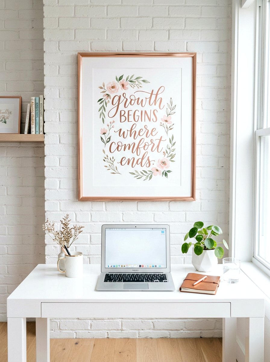 Inspirational Growth Quote - 25 Spring Printable Art Ideas