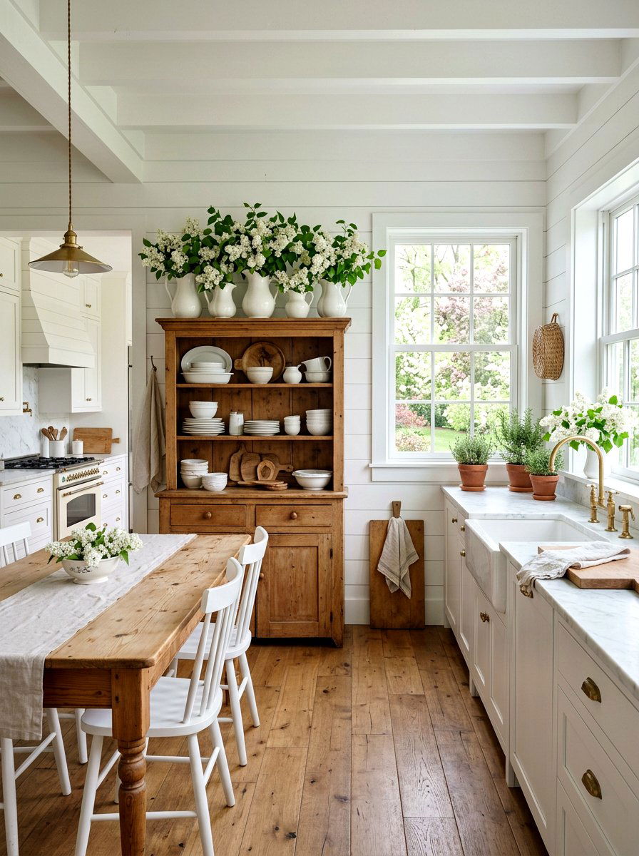 Ironstone Pitchers - 25 Spring Thrift Store Decor Ideas